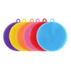 Brosse à vaisselle en silicone Brosse ronde Épurateur de vaisselle Multi-fonction Fruits Légumes Tampons à récurer Cuisine Brosses de nettoyage SN325