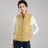 LULU Lemen womens High quality Winter Women's Mock Neck Vest Light Yoga Down Cuff Jacket Running Sports Warm G555