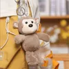 GRANDE 15CM CA Multi Colors Monkey Stuff Plush Toy Toychain Presentes de casamento de casamento fofinho cor opcional J220729