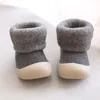 İlk yürüyüşçüler kış çocuk pamuk ayakkabıları kalın yürümeye başlayan ayakkabı bebek erkek erkek kar ayakkabı yumuşak kızlar sıcak kızlar Toddler Boots 04 yıl 221125