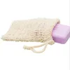 Lavadores de sab￣o de malha de esfolia￧￣o natural economizador sisal sisal bolsa de bolsa para espuma de banho de chuveiro e secagem dhl fy7323 gf1125
