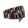 Fashion Designer Uomo cintura PU lega unisex moda di lusso classico cinturino fibbia lettera cinturini in pelle