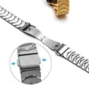Smarta remmar batman p￤rla form l￤nk armband rostfritt st￥l klockband rems band vik l￥s f￶r Apple Watch Series 3 4 5 6 7 8 SE Ultra 41 45 49mm