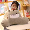 60 cm wygodne urocze kota lędźwiowa miękka poduszka miękka kreskówkowa mysz chomika myszy wypchane popowe sofa krzesło lędźwiowe poduszka dla dzieci prezenty J220729