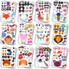 Adesivos de brinquedos infantis 24Sheets Crianças DIY Puzzle Sticker Games 12 Animais Face Funny Assemble Jigsaw Educational Toys Boys Girls Gifts 221125