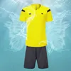 T-shirts en plein air Shinestone maillot de football hommes professionnels arbitre uniforme short thaïlandais ensembles survêtements de football 221125