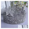 Bröllop hår smycken vintage barock brud tiaras tillbehör guld/sier colorf crystals prinsessan huvudbonad fantastisk bröllop dhgarden dhjd1