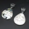 H￤nge halsband naturliga mor till p￤rlskal h￤ngen sl￤pp form abalone paua charms f￶r diy halsband smycken g￶r resultat