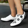 Scarpe eleganti 2023 MTB Ciclismo Fibra di carbonio Uomo Tacchetti Bici da strada Stivali Speed Flat Sneakers Racing Donna Trail Mountain Bicycle SPD 221125