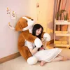 100Cm Super Large Dog Cushion Border Collie Plush Cushion Filled Cushion Guided Doll Toys For ldren Girlfriend Boys Birthday gift J220729