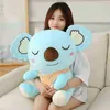 Big Soft Koala Bear Hugs Adventure Koala Doll Kawaii Simulation Blue Pink Koala's Birthday Christmas Gift For ldren baby J220729