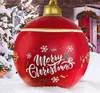 Décorations de Noël 2023 60 cm extérieur gonflable décoré de balle PVC Giant Light Glow Grand jouet d'arbre S 2111246502034