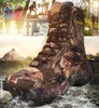 camouflage hiking boots