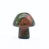 2CM Mini Crystal Agate Piedras semipreciosas DIY Natural Rainbow Colorful Rock Mineral Agate Mushroom para Home Garden Party Decoraciones FY5511 GG0508