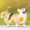 アパレルかわいい犬の犬ドレス素敵な弓の子犬サスペンダースカートストロベリーチェリーレモンペットの服プリンセスドレスウェディングスカートのスカート