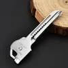 Household Sundries 6 in 1 key Mini Multi Function Keyring Flat and Lock Glass Screwdriver Bottle Opener Pocket Knife EDC Tool SN335