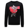 Pull homme Designer Cartoon Motif Chaud tricot Laine Broderie Tricoté Pull Casual Marque Coton Sweat Taille Asiatique