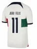 2022 Jerseys de football Portugal Bruno Fernandes Diogo J. Portuguesa Uruguay Joao Felix 22 23 Shirt Football Pre Match Special Bernardo Doha Home Away Kids Suica Shirt