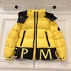 kids clothes baby clothes kid designer coat coats Girl boys clothe luxurys Patchwork Splicing letters 90% white duck down Windproof and cold proof Blue yellow orange