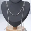 Choker Misananryne Long Rhinestone Crystal Gem Luxury Collar Halsband Kvinnlig uttalande smyckespresent