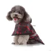 Dog Apparel Dog Raincoat With Cap Reflective Waterproof Glisten Rain Cape Cloak Summer Pet Clothes Drop Delivery Home Garden Supplies Dhnpn