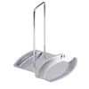 Stainless Steel Pot Lid Rack Detachable Pan Cover Shelf Kitchen Multifunctional Spatula Holder Spoon Stand Kitchen Accessories FY2576 ss1125