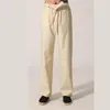 Men's Pants Men's High Quality Beige Chinese Traditional Men's Trousers Cotton Linen Wu Shu Clothing M L XL XXL XXXL WNS031813