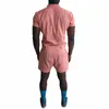 Tute da uomo FDWERYNH Pagliaccetto estivo da uomo a maniche corte Tuta elasticizzata slim fit Cool Cargo Monopetto Spiaggia stile Hawaii