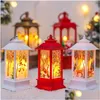 Decorações de Natal Decorações de Natal Papai Noel Snowman Light Merry Decor para casa 2022 Ornamentos árvores Navidad Noel Natal GIF DH2HQ