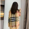 J Knitted sweater men and women with the same paragraph for fashion brand plaid V-neck cardigan CNC technology Jacquard design for external wear