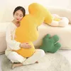 Modern Creative Abstract Geometric Shape Cushion Velet Filled Living Room Special Twist Cushion Spherical Wave Strip Waist Cushion J220729