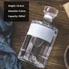 Quest￵es de quadril criativo 500ml Bottom Mountain Design Seal Fruit Wine Bottle Whisky Vodka Sake Shochu Decanter Home Bar Flask 221124