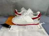 Designer Sneaker par Virgil Casual Shoes 1s 1 Cuir de veau Abloh Blanc Vert Rouge Bleu Lettre Superpositions Plate-forme Baskets Basses Taille 35-45