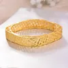 Bangle ANNAYOYO 4Pcs/lot 24K Gold Color Flower Bangles&bracelets Ethiopian Middle East Dubai Bangles For Women Wedding Jewelry African