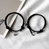 1 Pair Ins Style Magnet Attracts Couples Bracelet Fashion Simple Braided Bracelets Jewelry Gift for Women Men Wholesale