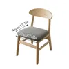 Cubiertas de silla Color sólido Multicolor Cubierta de asiento creativo Cubierta limpia para el hogar 2022 Suministros de decoración