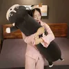 80100 cm Giant Cartoon Animals Plush Sleep Pillow Stuffed Dinosaur Husky Dog Shiba Inu Hamster Vee Plush Toys for Kids Baby J220729