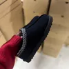 Tasman Kaptety Projektowanie nasion gorczycy Tazz Fur Slajdy Australijska platforma Slipper Women Winter Snow Boots Australia Botowki kostki Realne skórzane rozmiar 35-44