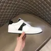 2022SS Top qulity Scarpe da uomo in pelle di design piatto di marca sportiva di lusso sneakers bianche casual con lacci all'aperto Colore classico molto confortevole MKJIYI000001