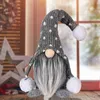 NIEUWE DUURLIJKE Kerstmits Plush Santa Claus Pop Xmas Gonk Dwarf elf Decor Gifts Ornamenten Geschikte Winkelvensters Indoor Outdoor Gebruik J220729