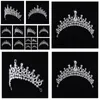 Jóias para cabelos de casamento 2021 Gold Princess Headwears Chic Bridal Tiaras Acessórios impressionantes Cristais de pérolas Casamento e coroas dhgarden dhh9v