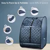 Autre Body Sculpting Minceur Sauna à Vapeur Portable Saunas légers Pliables pour Spa à Domicile Générateur 3L 800W avec Sac de Protection Chaise 221124