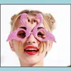 لوازم الحفلات الأخرى الرسوم المتحركة ، فلامنغو نظارات الجدة الهدية الإبداعية مضحكة مضحكة الزفاف زخارف حفلة عيد ميلاد PINK DHDJ3