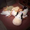 7095120Cm Huge Long Beautiful Cow Plush Pillow Toys Cartoon Soft Zodiac Vee Plush Doll Sleep Pillow Baby Kids Birthday Gift J220729