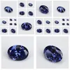 Losse edelstenen 2x310x12mm 5a graad tanzaniet blauwe kleur ovale vorm kubieke zirkonia steen los