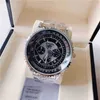 Cronógrafo aaaaa relógios de luxo para homens mecânicos relógio de pulso aço inoxidável com designer de gzy5 masculino masculino mecânico GZY5