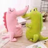 1pc 40cm60cm Chete Crocodilo Crushion Cushion Soft Creative Cartoon Animal Crocodilo Cuddles Home Decoração Doll Cadeir