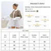 Women's Blouses Hiloc Patchwork PU Leather Blouse Women Long Sleeve Shirt Pocket Cotton Tops White Ladies Casual Top Female 2022 Fashion