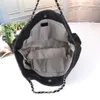 2023 Women Luxury Brand Original Tote Bag Designer Bag Female Large Capacity Chain Bags Black Denim Canvas Casual Tote Shoulder Hand Bags 102422H