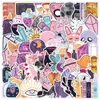 100Pcs Cartoon Witch Stickers Accessori per skate Adesivo estetico in vinile impermeabile per skateboard Laptop Deposito Bottiglia d'acqua Decalcomanie per auto